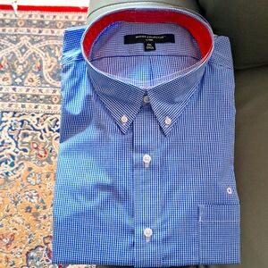 NEW HIGH QUALITY Men's on-trend long sleeve button-down shirt 2XL